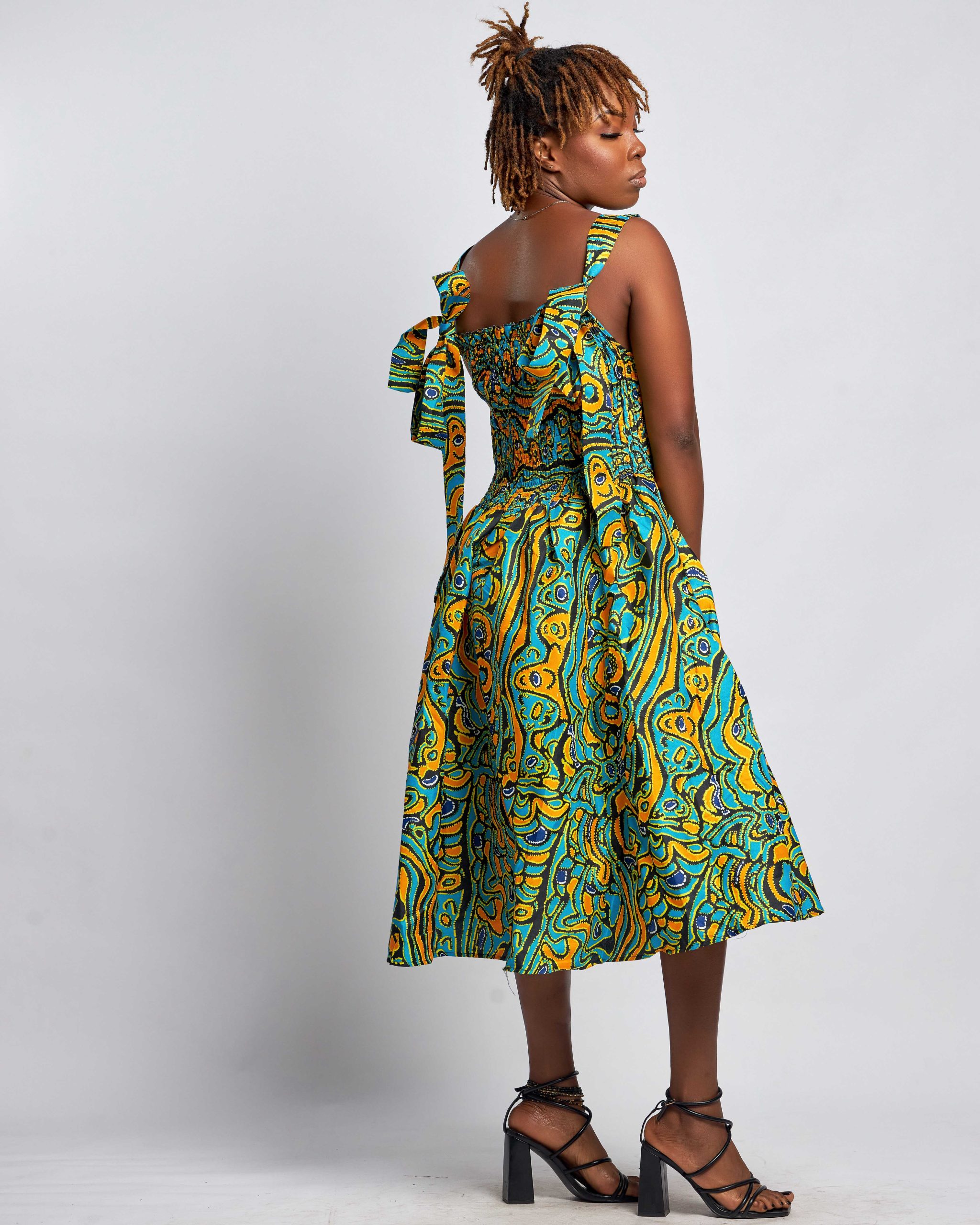 African Clothing for Women. Ankara Women's Dress. Retail and Wholesale, Made in Africa