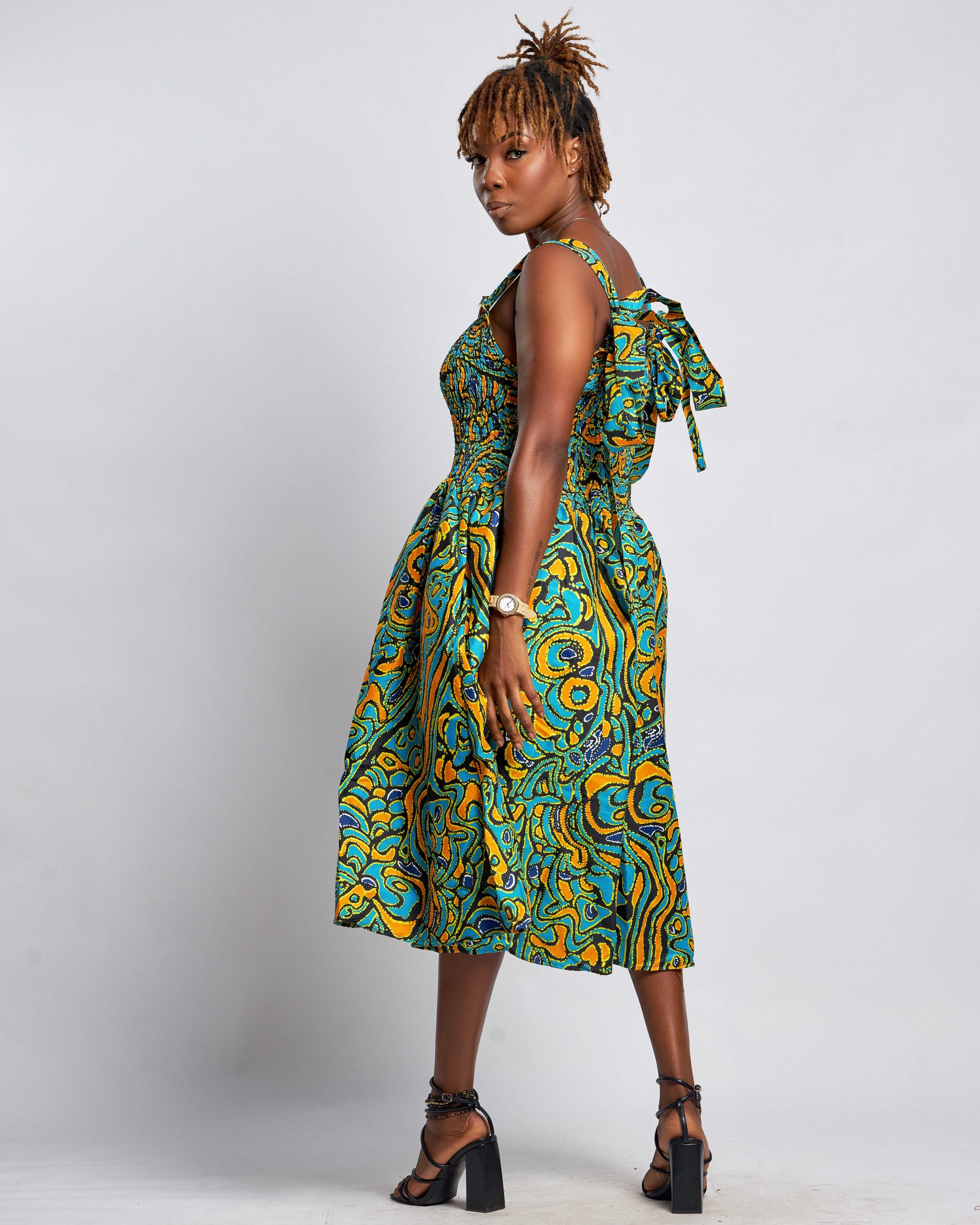 African Clothing for Women. Ankara Women's Dress. Retail and Wholesale, Made in Africa