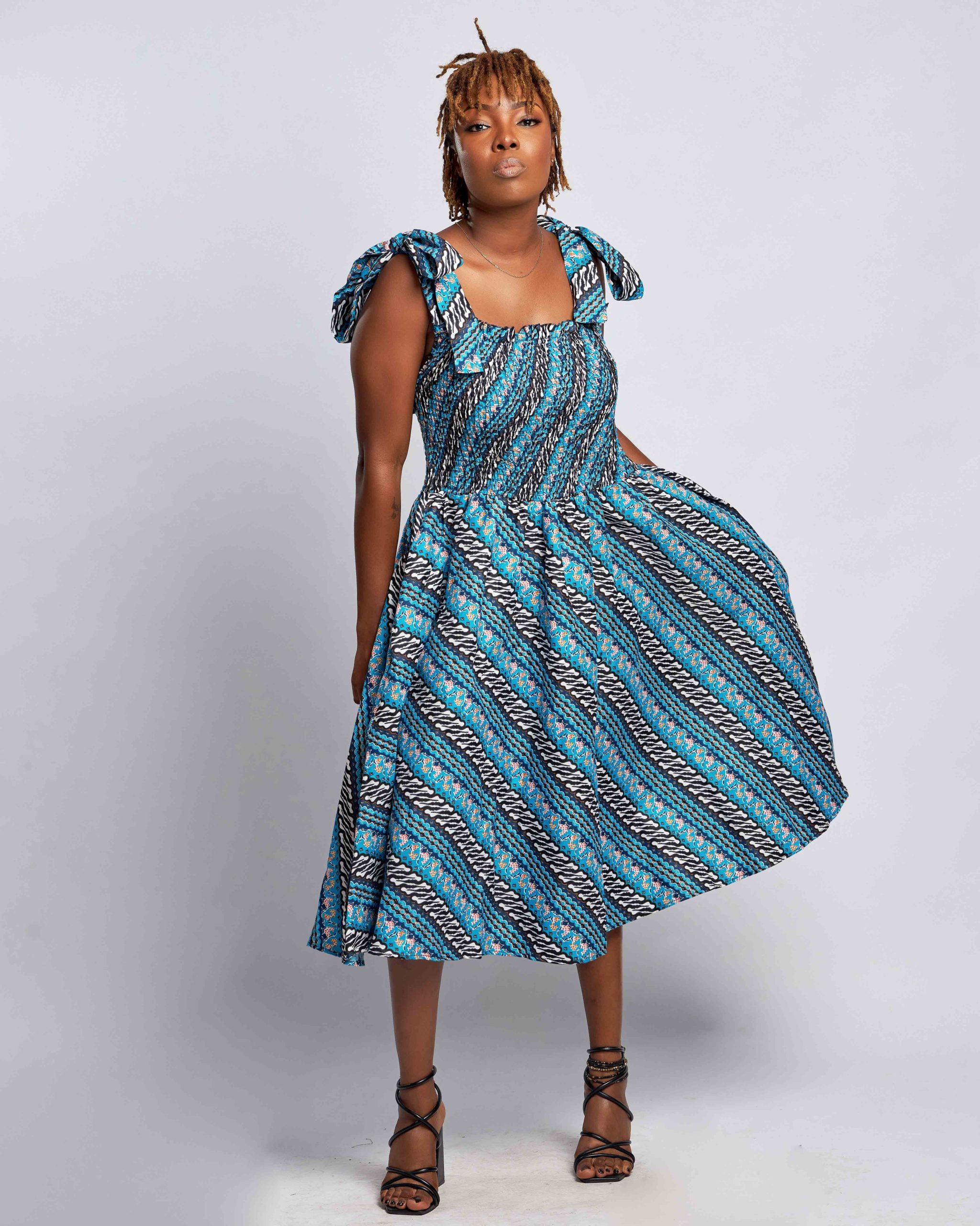 African Clothing for Women. Ankara Women's Dress. Retail and Wholesale, Made in Africa