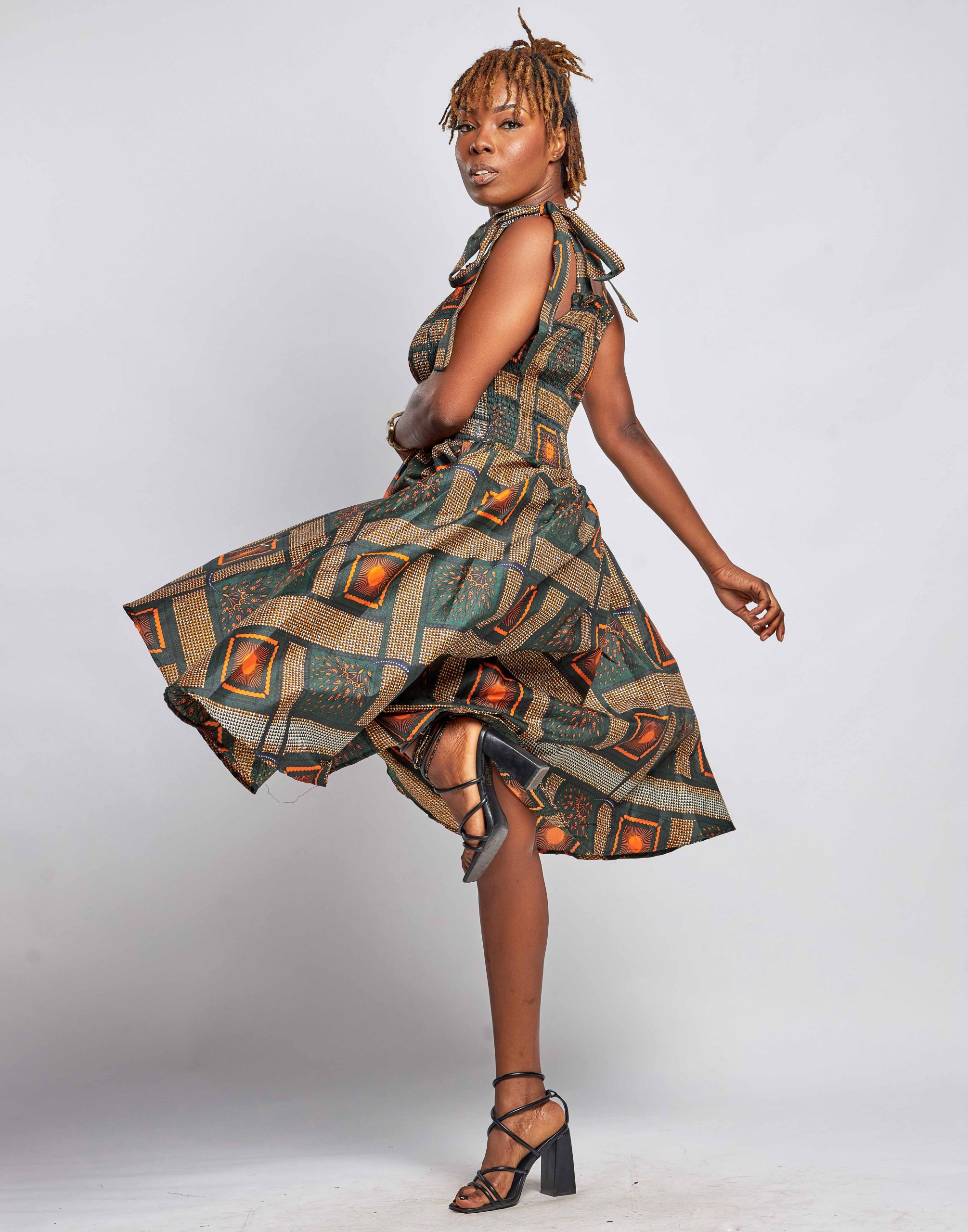 African Clothing for Women. Ankara Women's Dress. Retail and Wholesale, Made in Africa