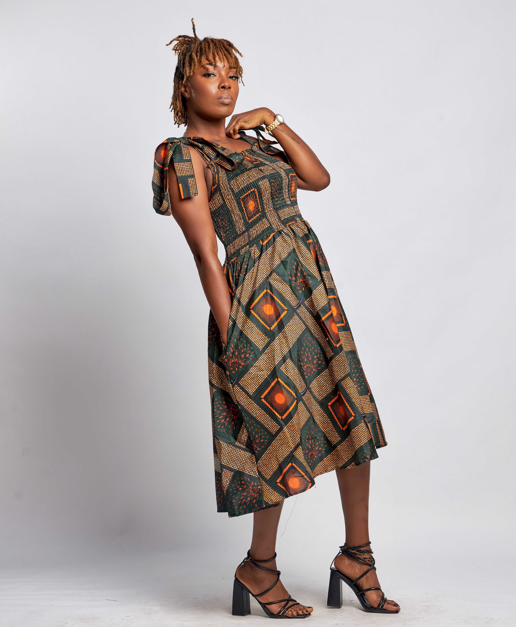 African Clothing for Women. Ankara Women's Dress. Retail and Wholesale, Made in Africa