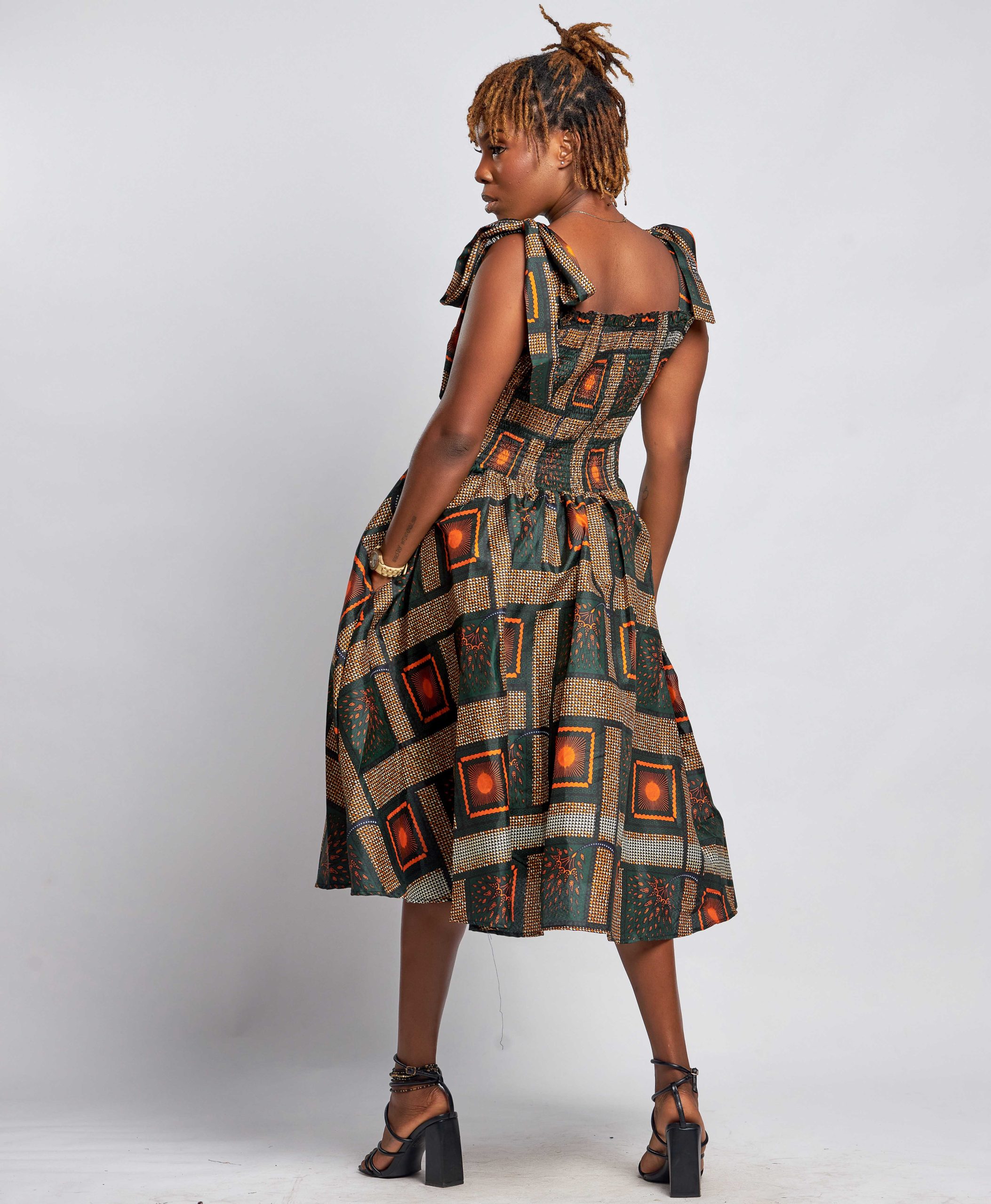 African Clothing for Women. Ankara Women's Dress. Retail and Wholesale, Made in Africa