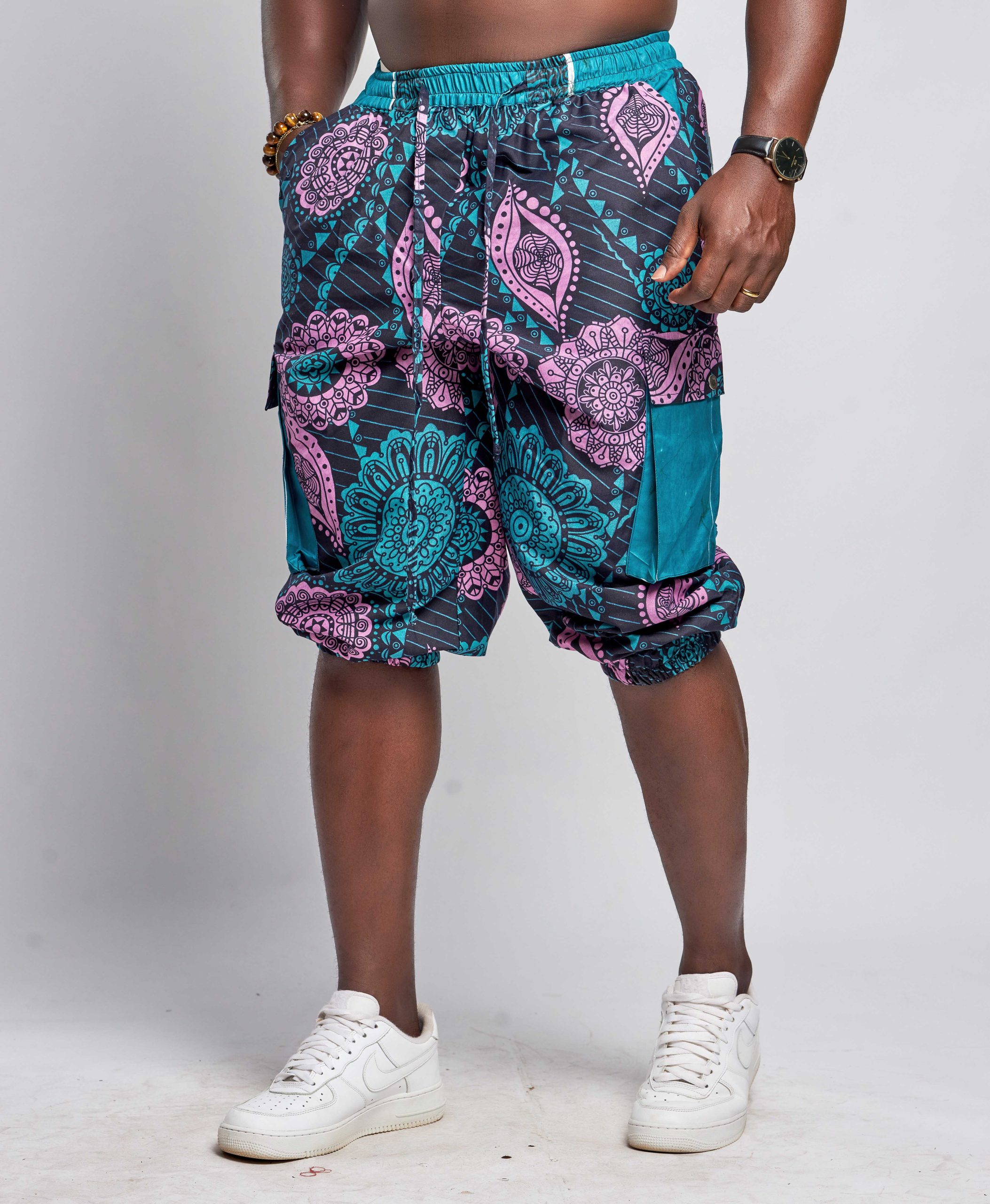 African Batik Cargo Pants. Made in Africa. Retail and Wholesale