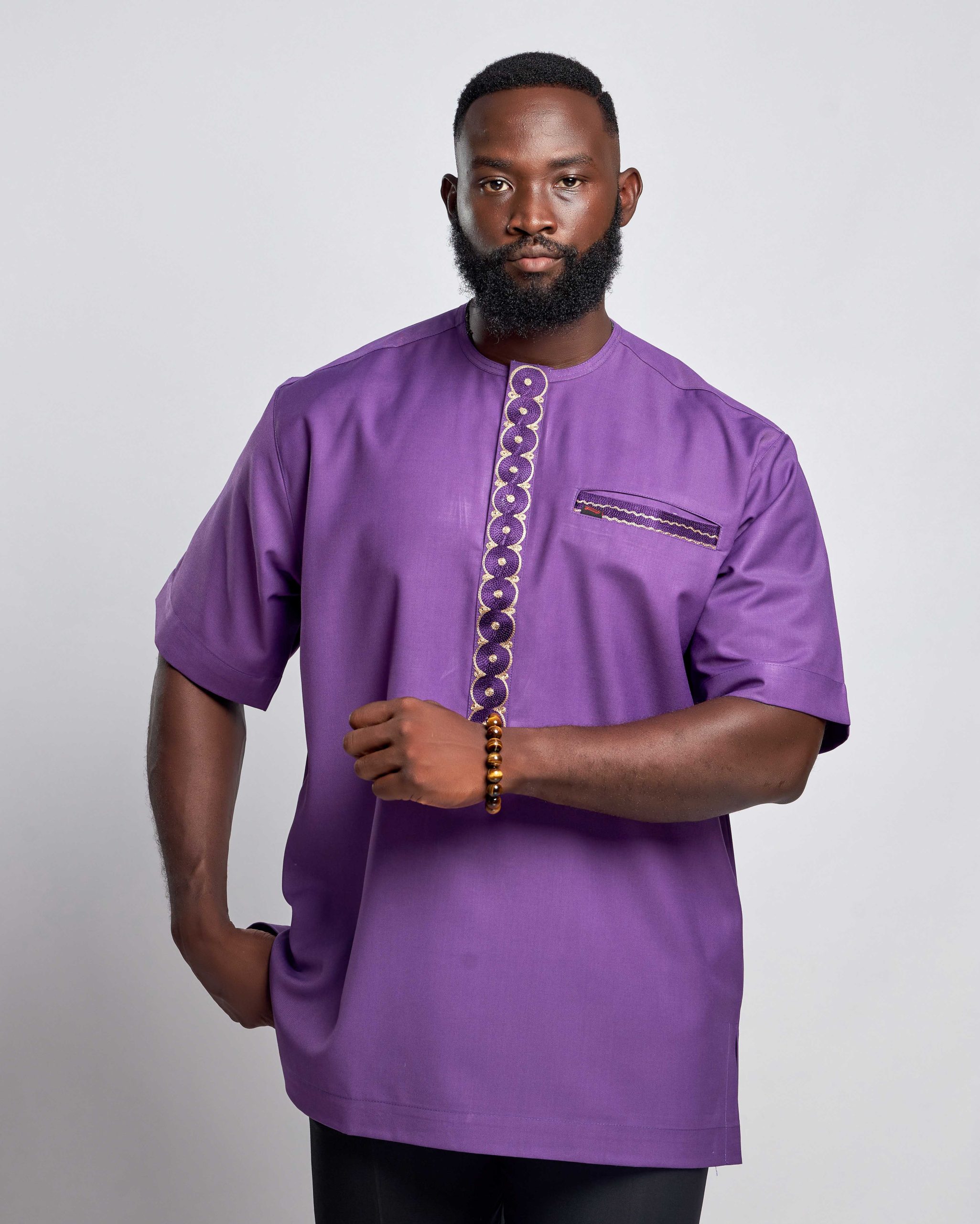 African Clothing for Men. Long-sleeved men's shirt. Retail and Wholesale. Made in Africa