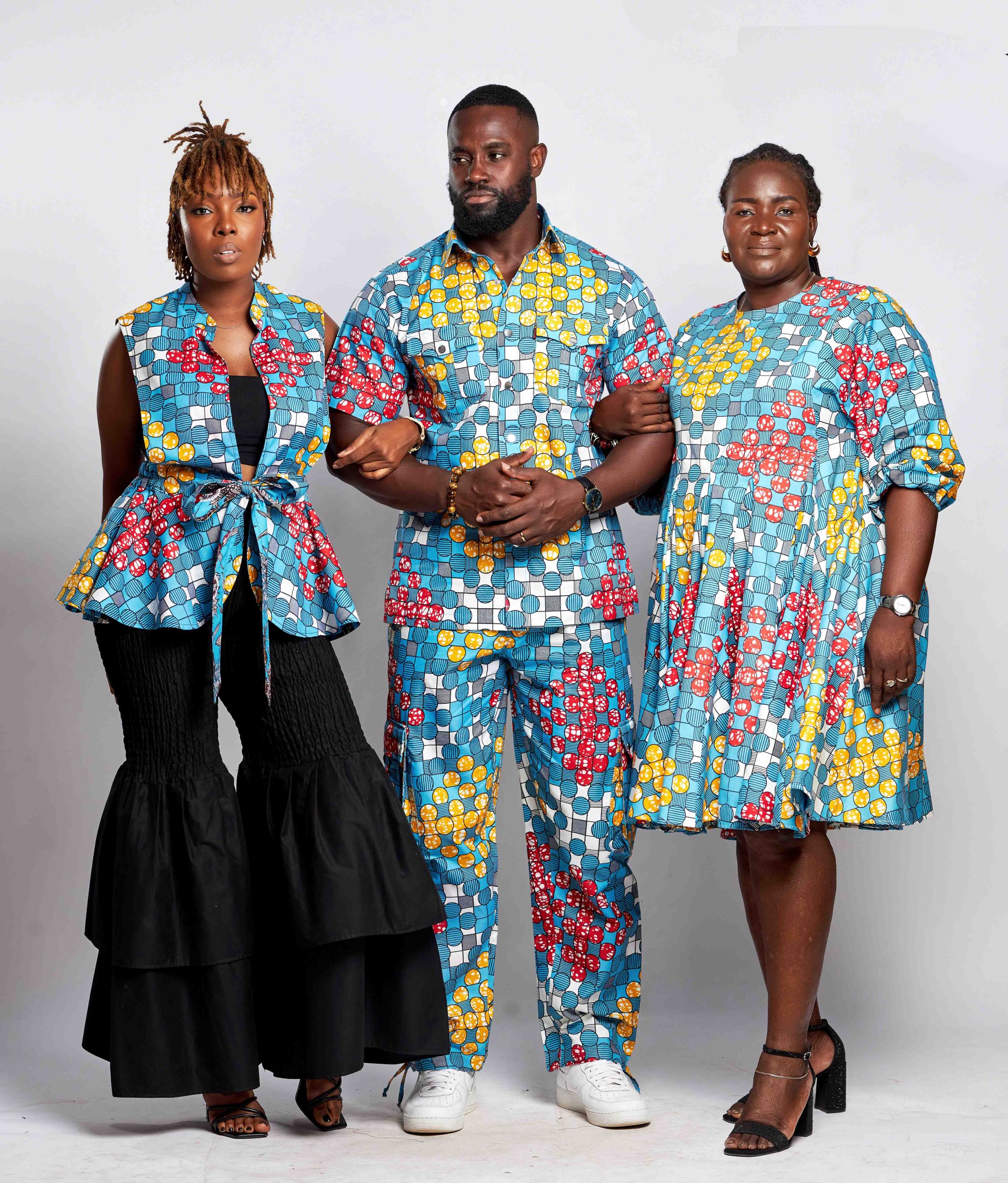 African Men Suit - Top & Cargo Pants