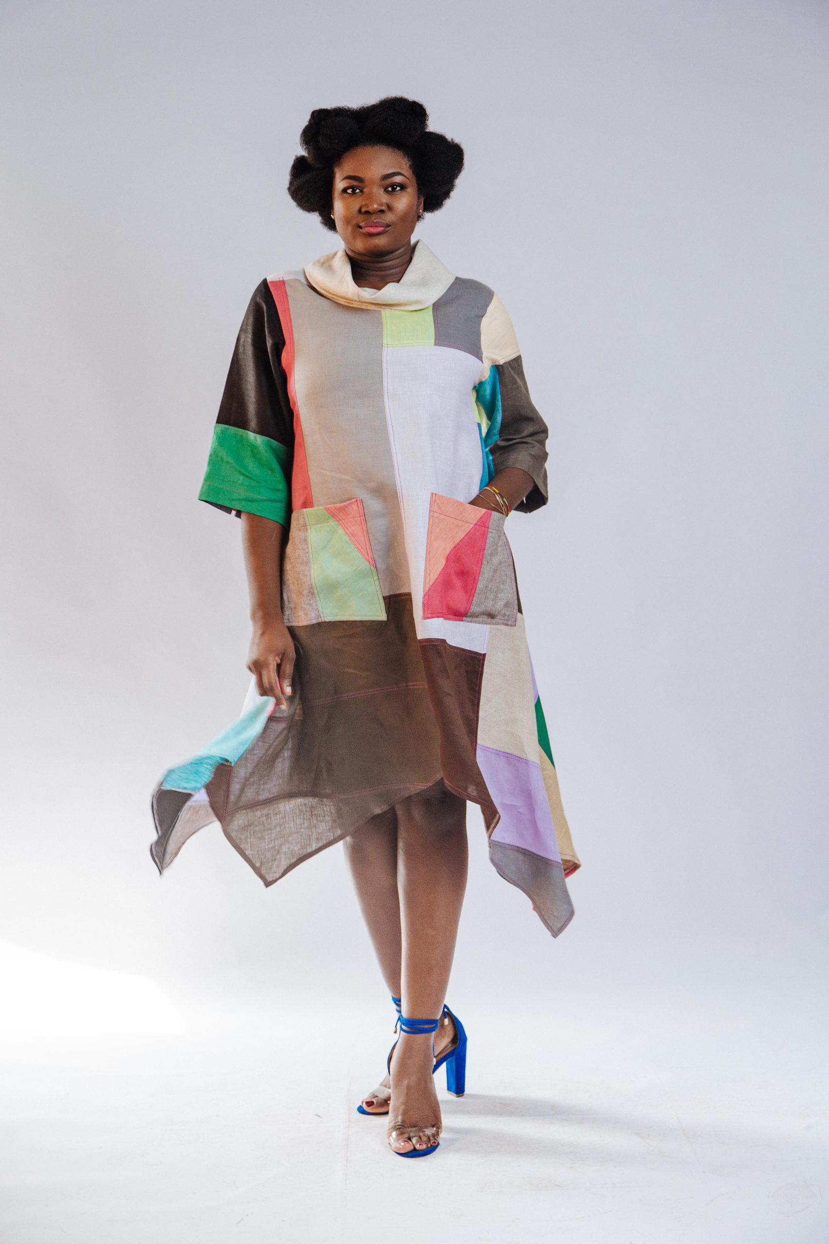 African Clothing for Women. Linen Women's Dress. Retail and Wholesale, Made in Africa