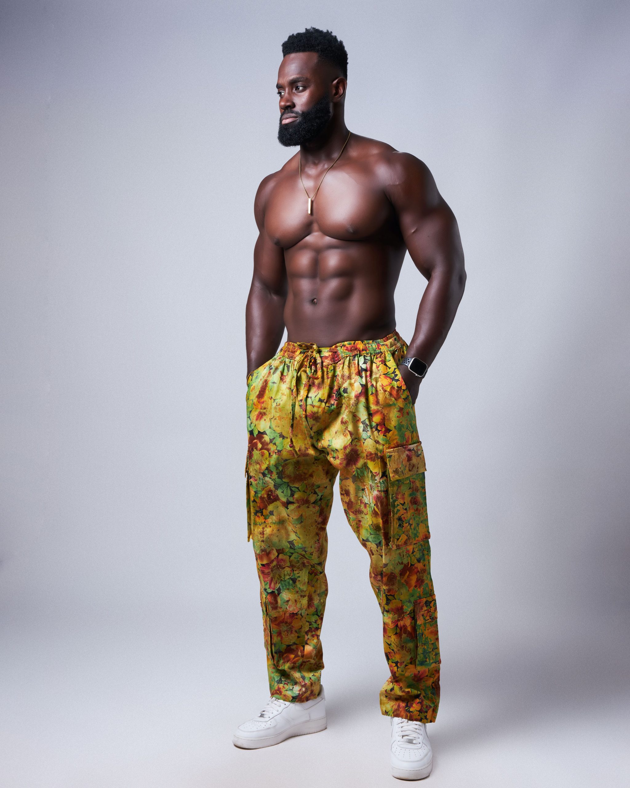 African Batik Cargo Pants. Made in Africa. Retail and Wholesale
