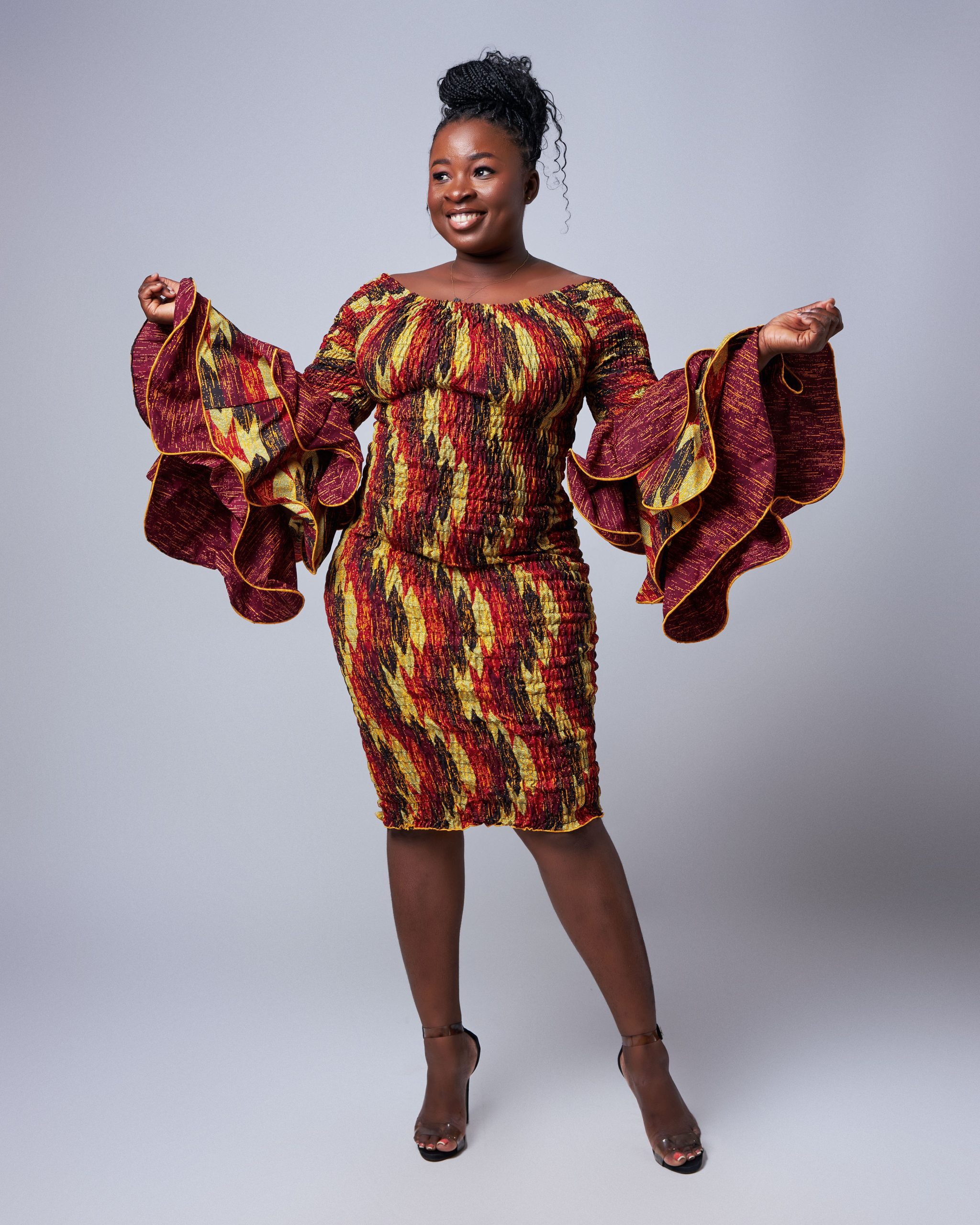 African Clothing for Women. Ankara Women's Dress. Retail and Wholesale, Made in Africa