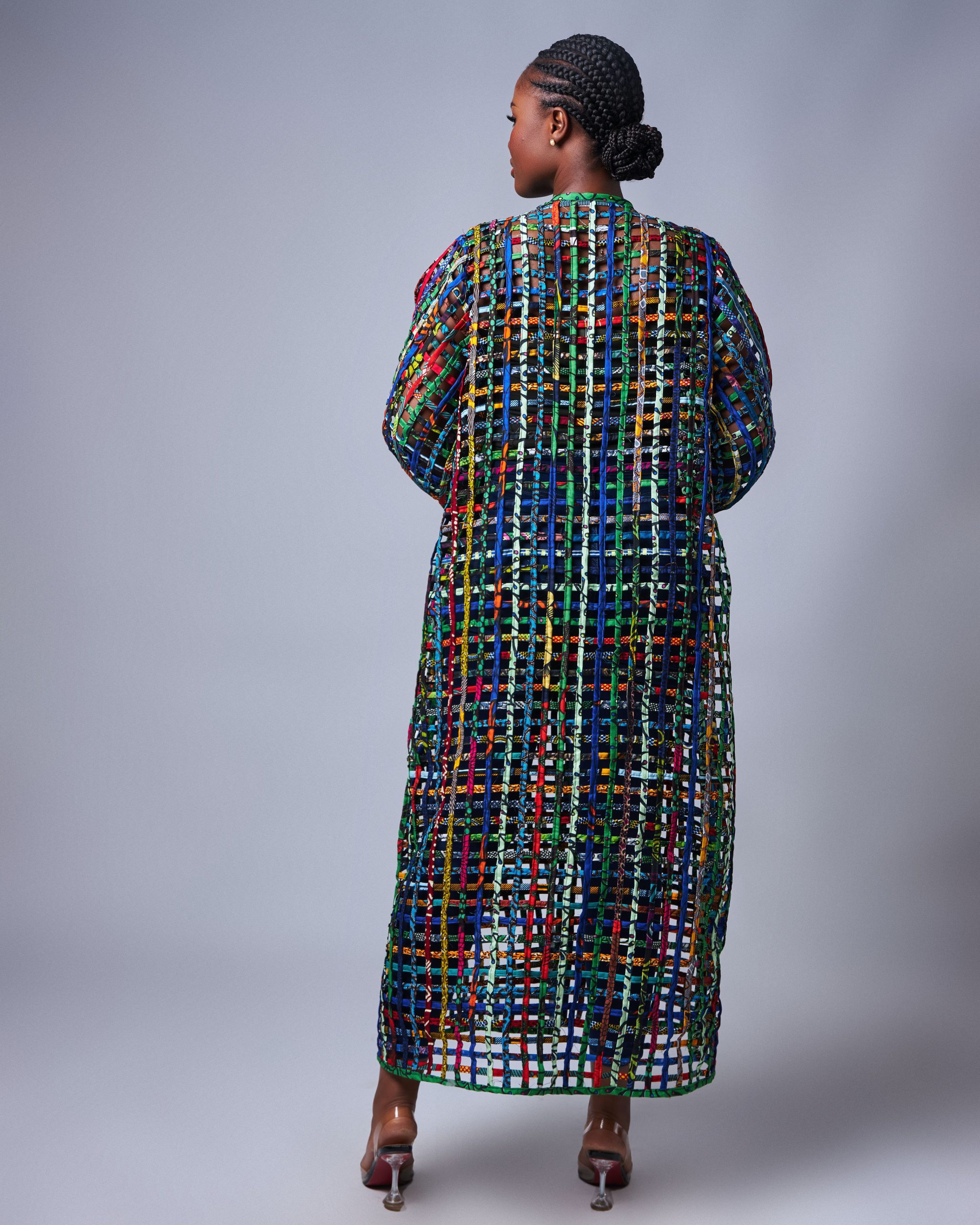 African Clothing for Women. Ankara Women's Mesh Top. Retail and Wholesale, Made in Africa