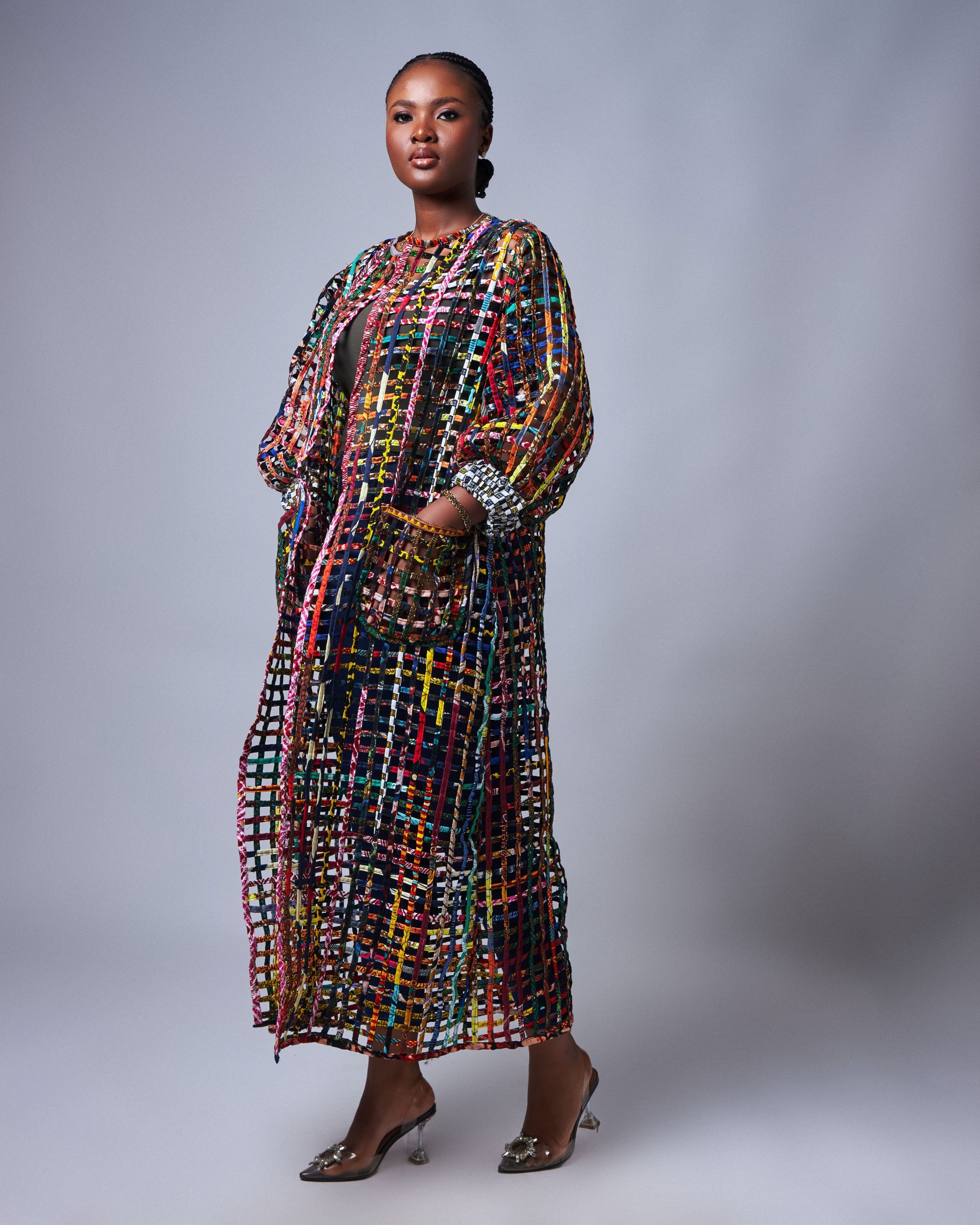 African Clothing for Women. Ankara Women's Mesh Top. Retail and Wholesale, Made in Africa