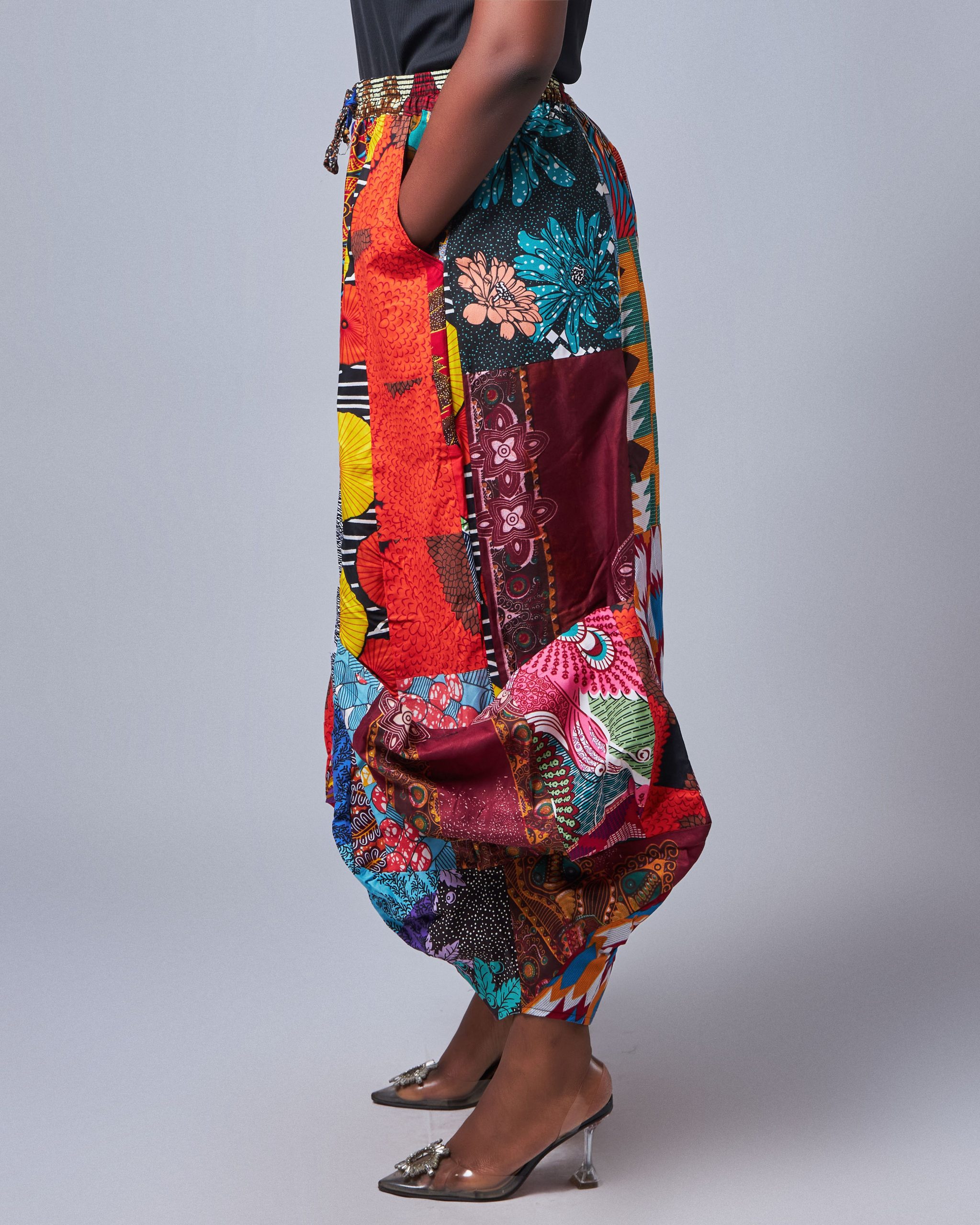 African Batik Cargo Pants. Made in Africa. Retail and Wholesale