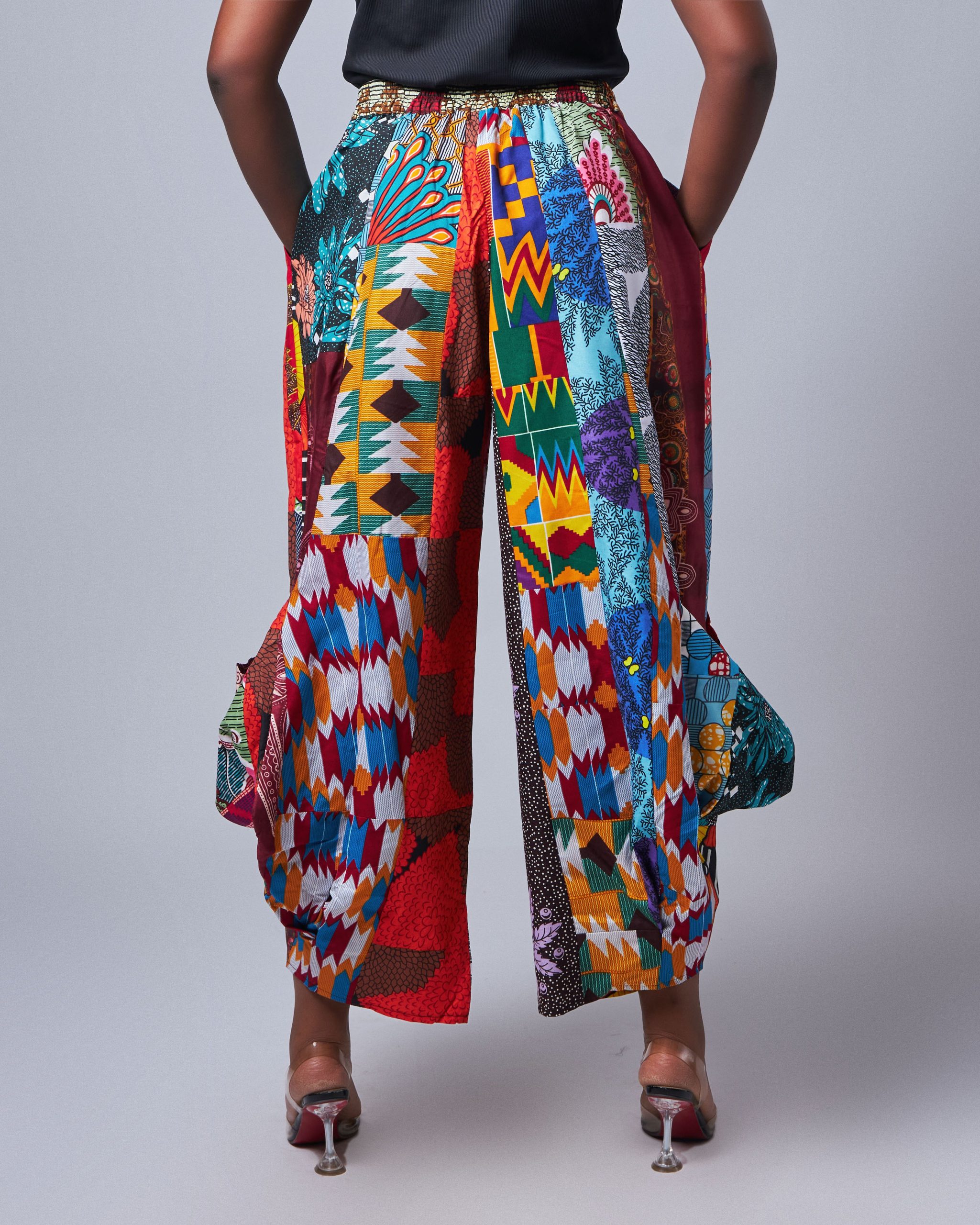 African Batik Cargo Pants. Made in Africa. Retail and Wholesale