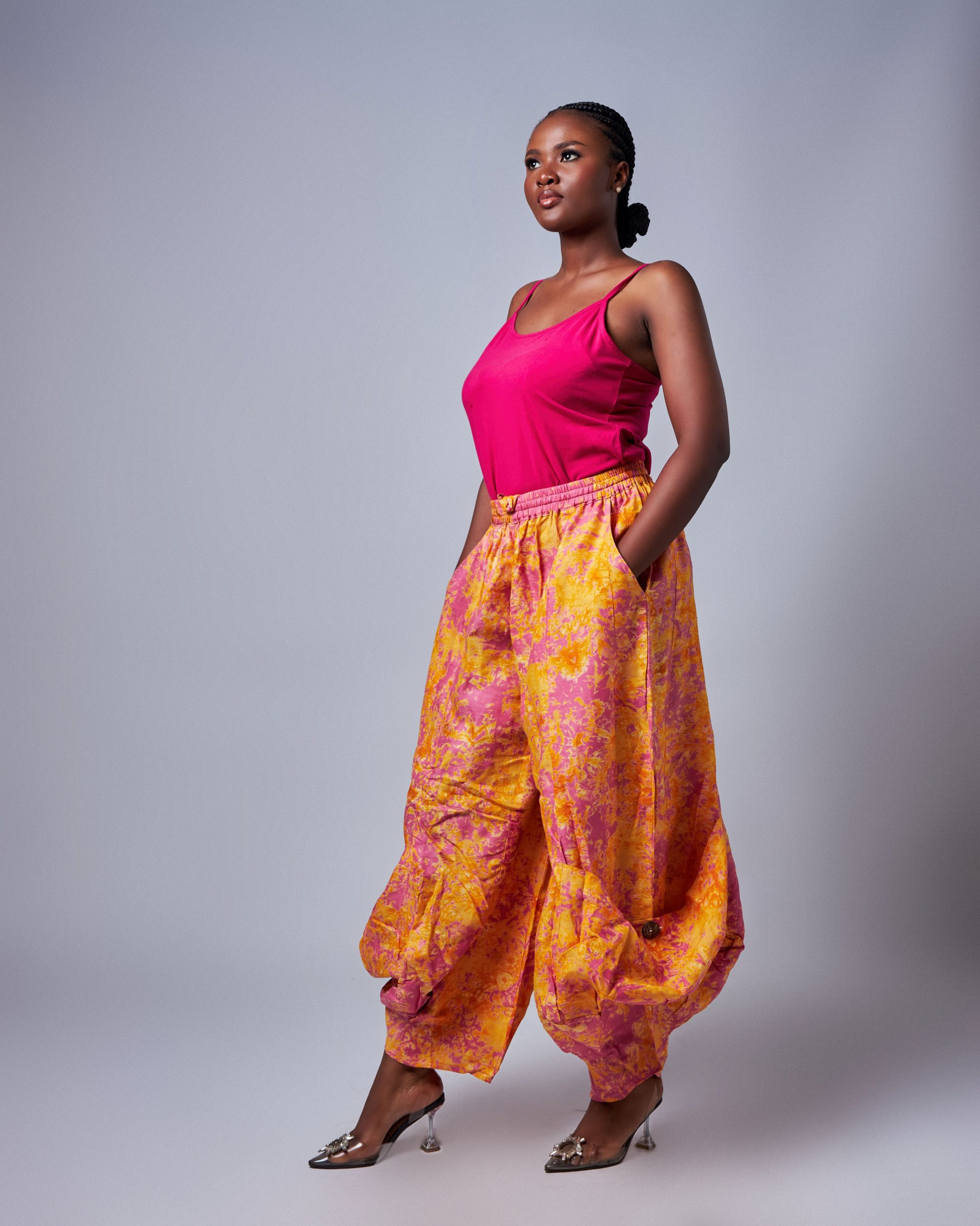 African Batik Cargo Pants. Made in Africa. Retail and Wholesale
