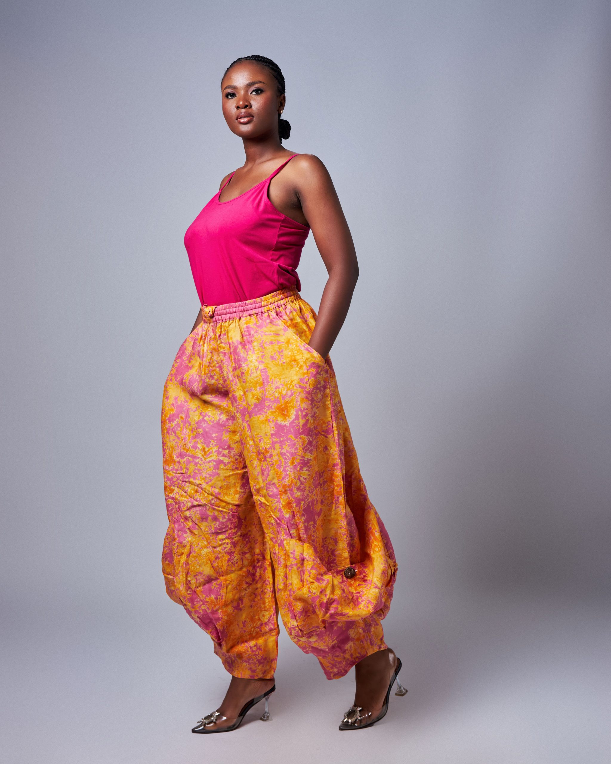 African Batik Cargo Pants. Made in Africa. Retail and Wholesale