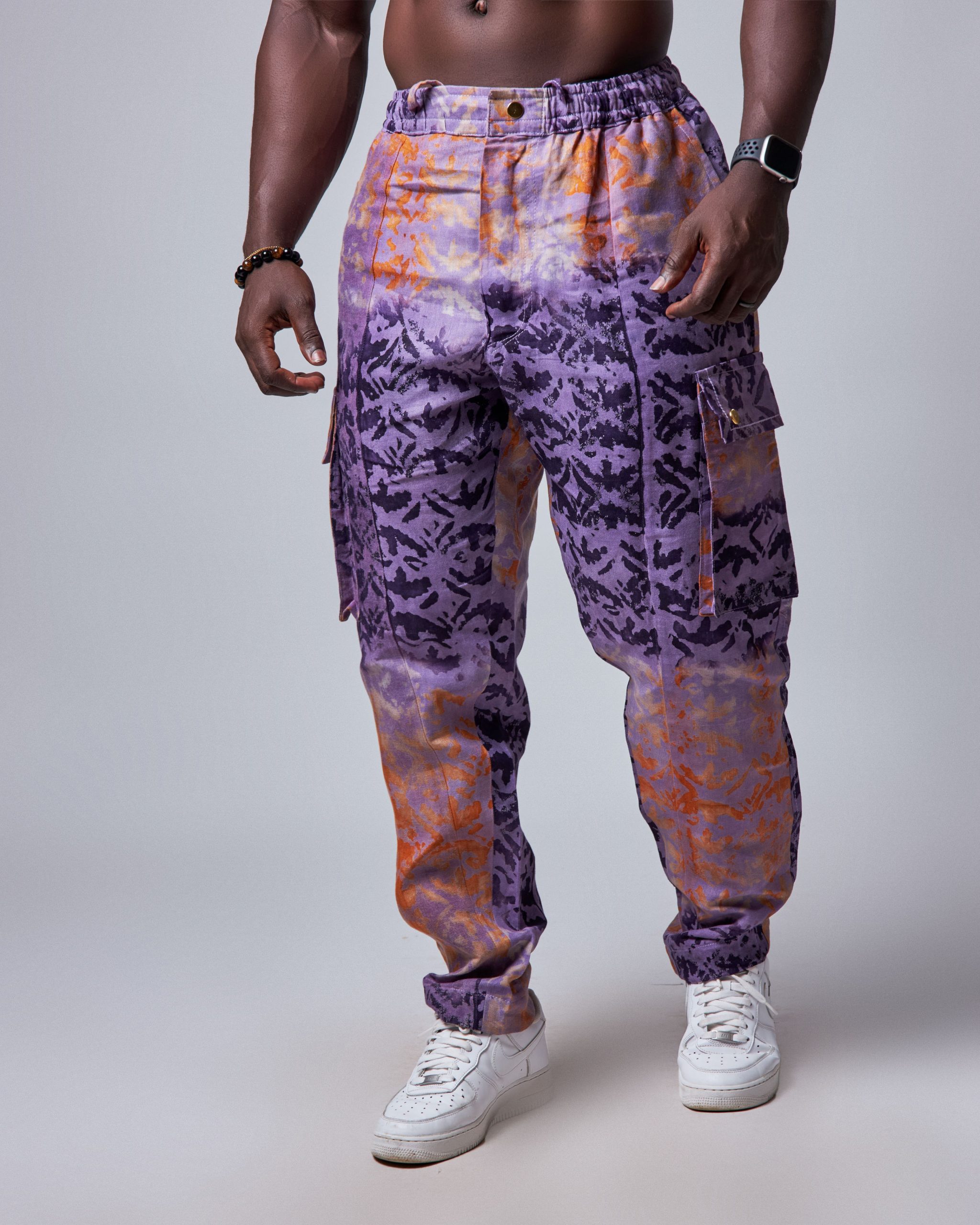 African Batik Cargo Pants. Retail and Wholesale. Made in Africa