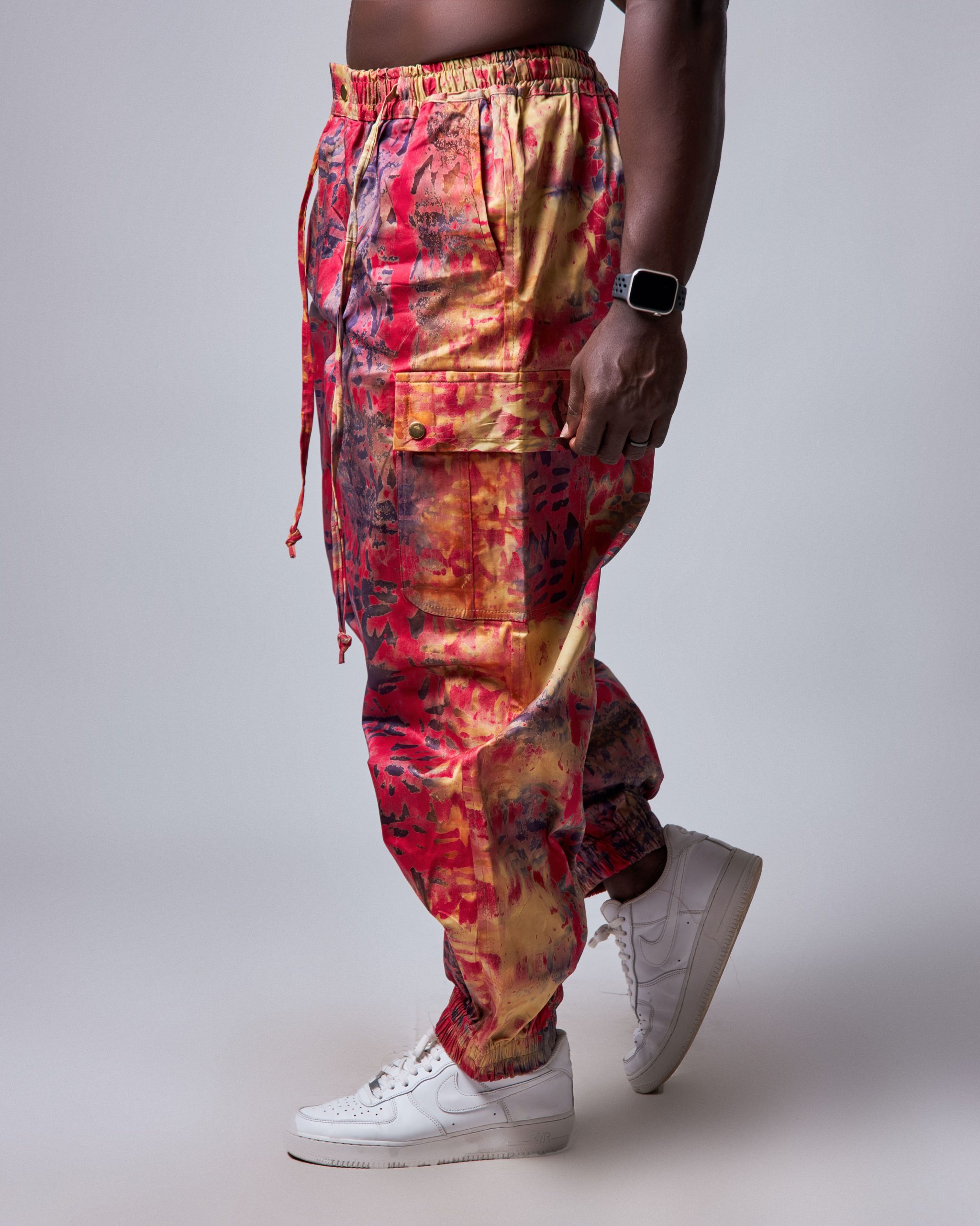 African Batik Cargo Pants. Retail and Wholesale. Made in Africa