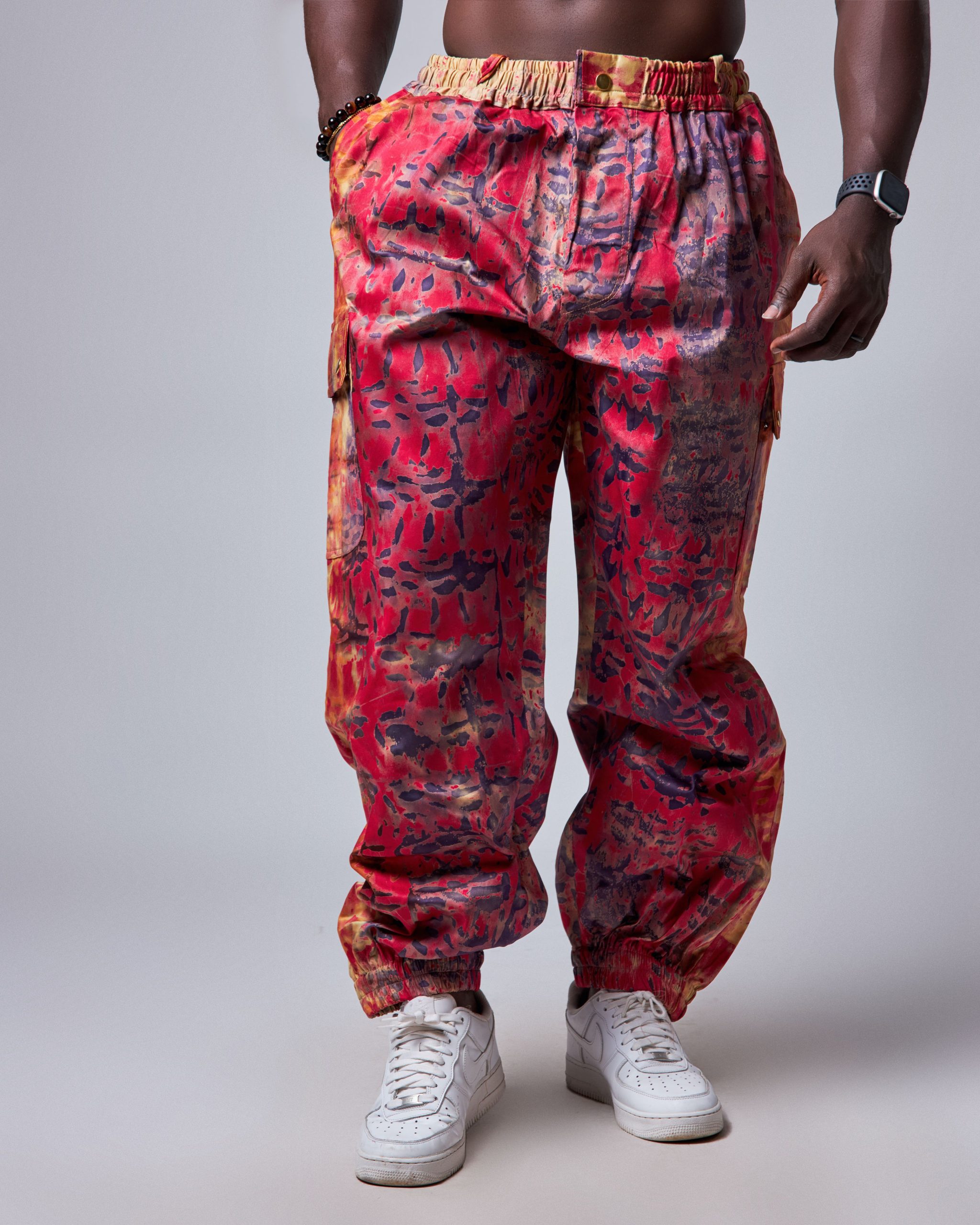 African Batik Cargo Pants. Retail and Wholesale. Made in Africa
