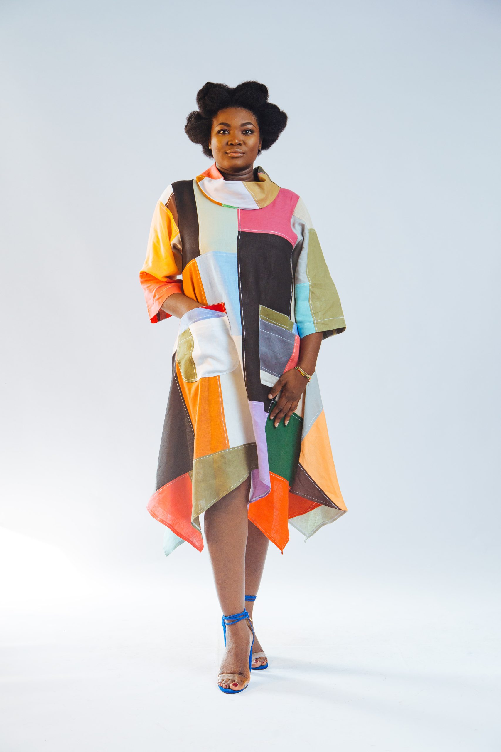 African Clothing for Women. Linen Women's Dress. Retail and Wholesale, Made in Africa