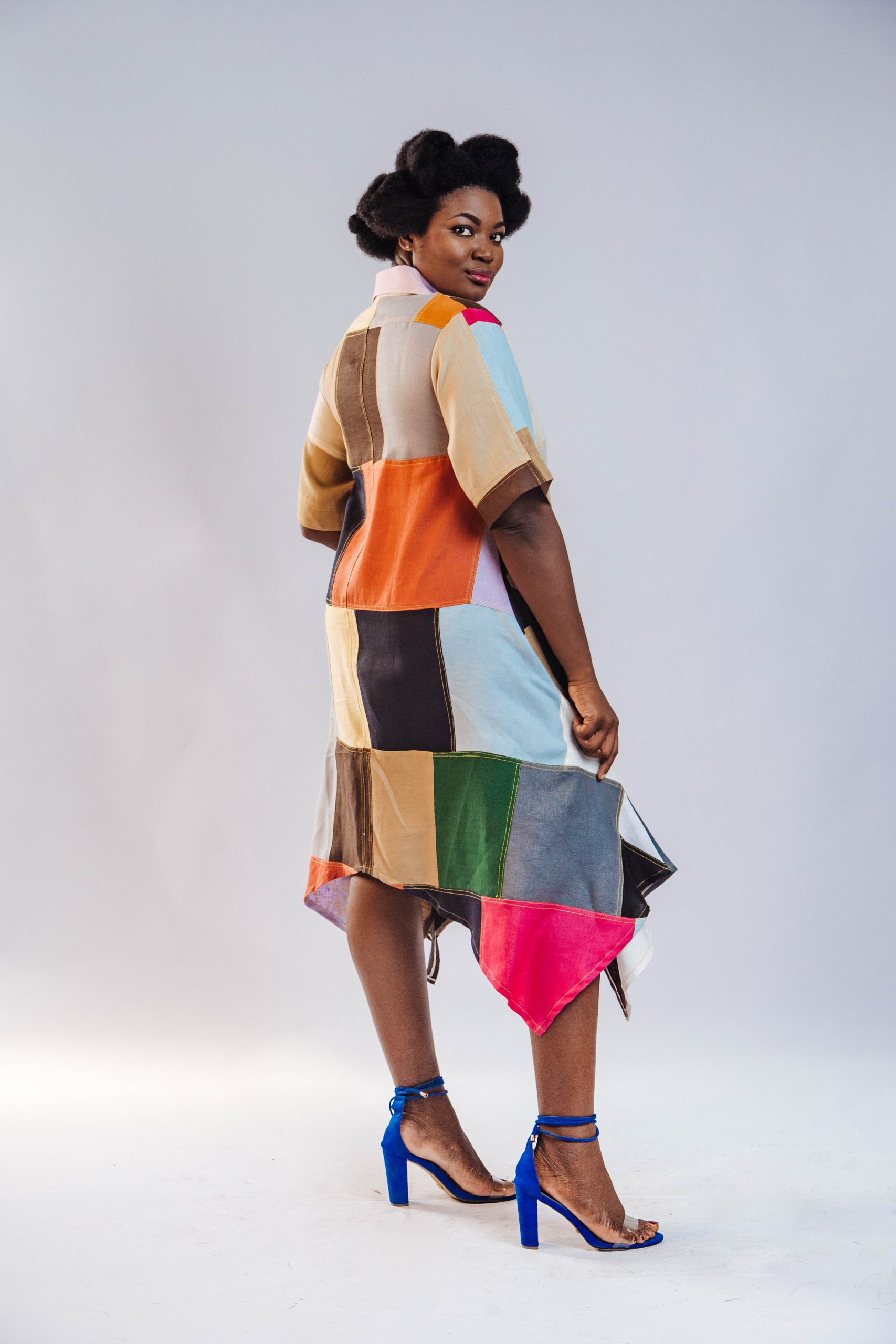 African Clothing for Women. Linen Women's Dress. Retail and Wholesale, Made in Africa