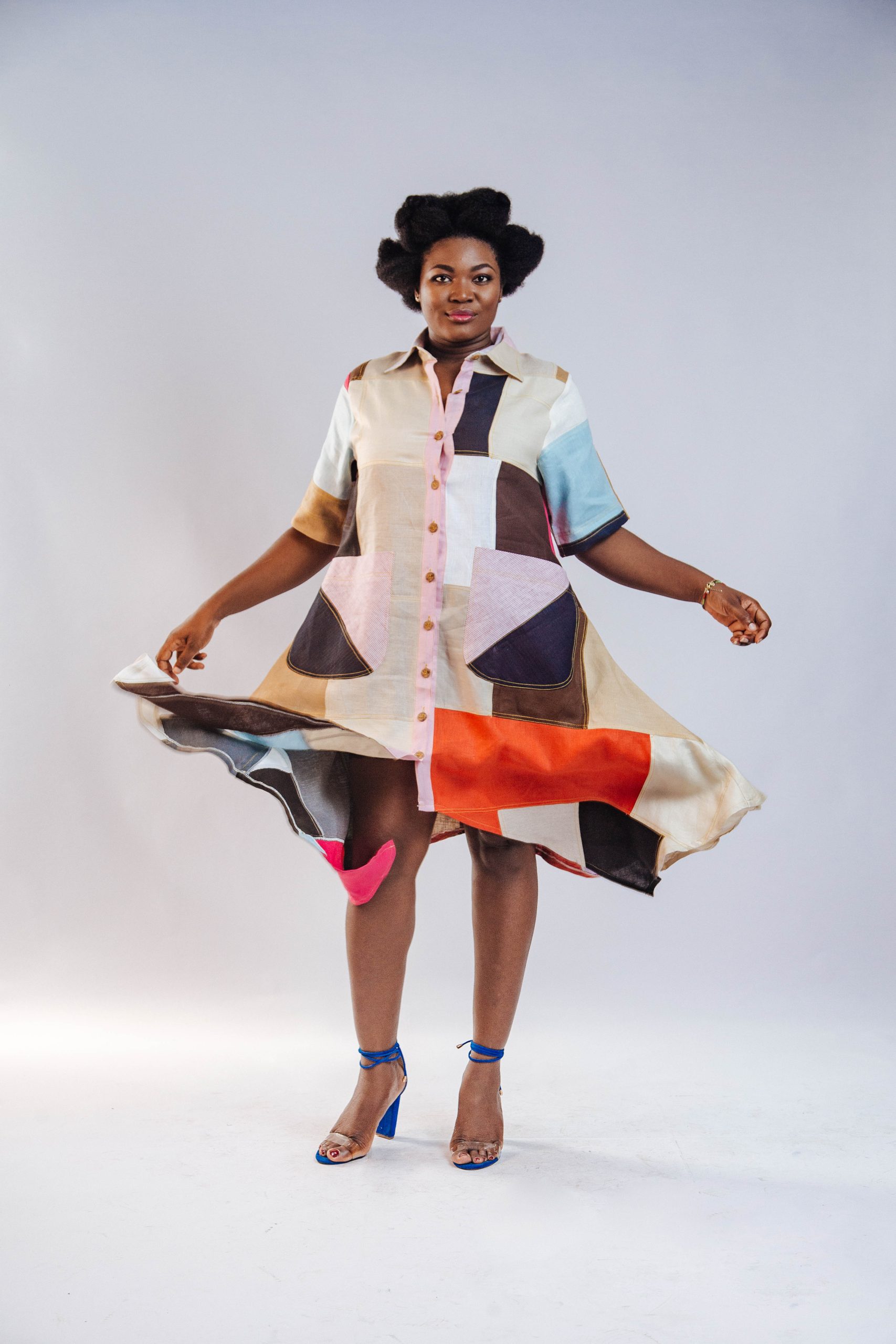 African Clothing for Women. Linen Women's Dress. Retail and Wholesale, Made in Africa