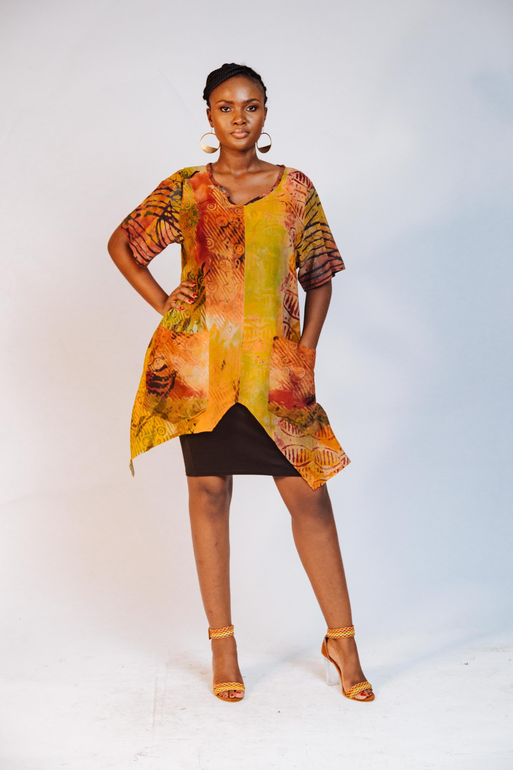 African Clothing for Women. Batik Women's Dress. Retail and Wholesale, Made in Africa