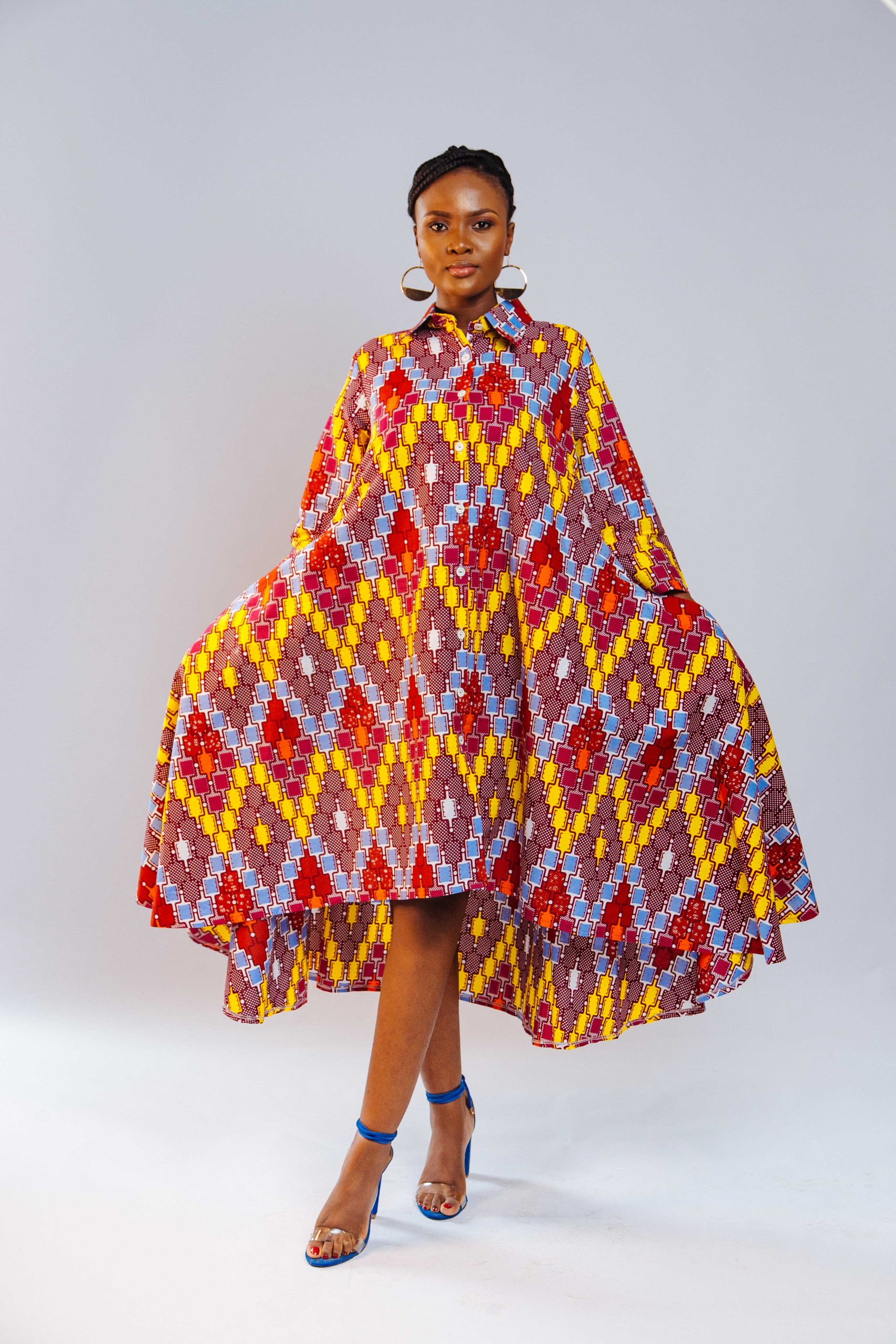 African Clothing for Women. Ankara Women's Dress. Retail and Wholesale, Made in Africa