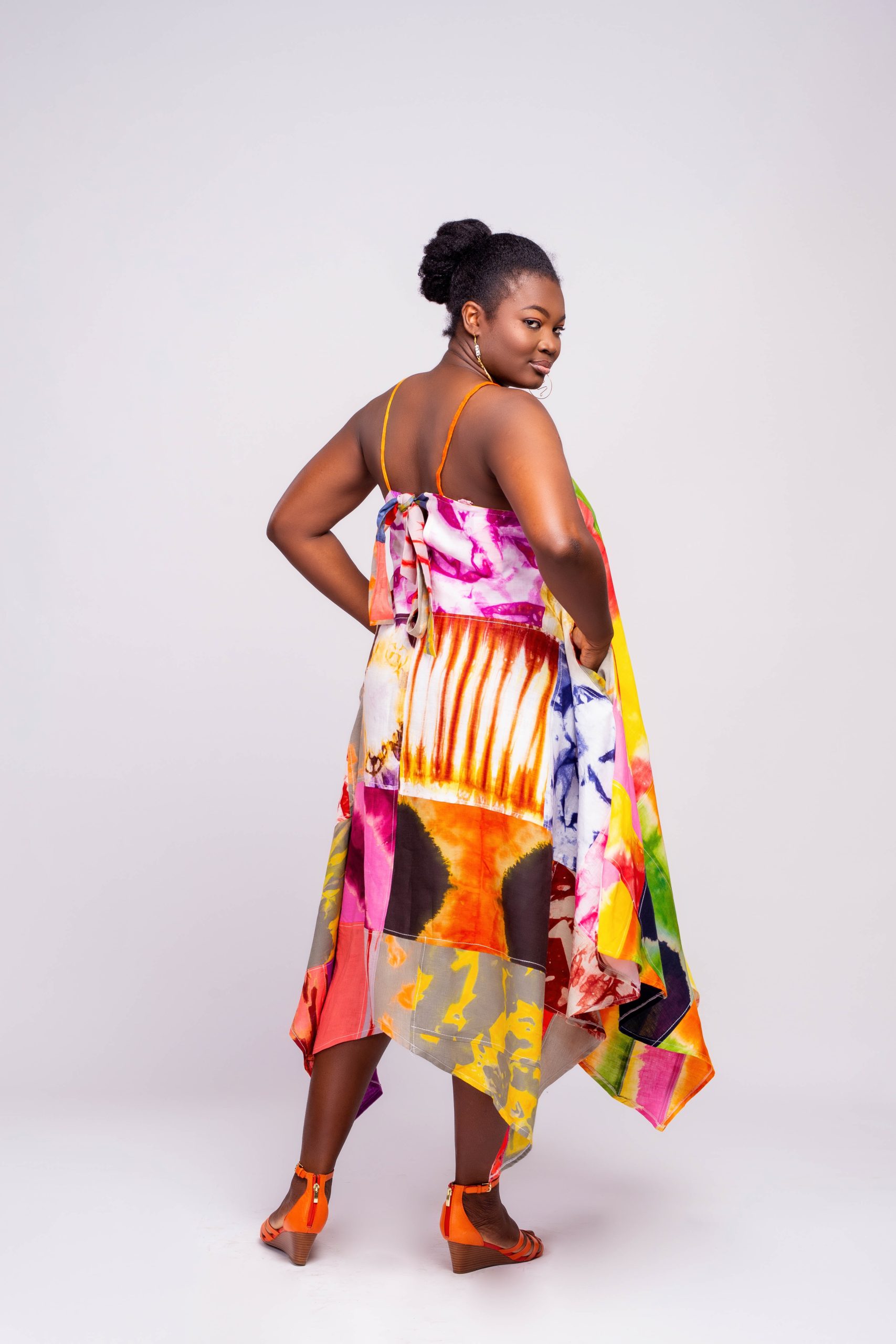 African Clothing for Women. Linen Women's Dress. Retail and Wholesale, Made in Africa