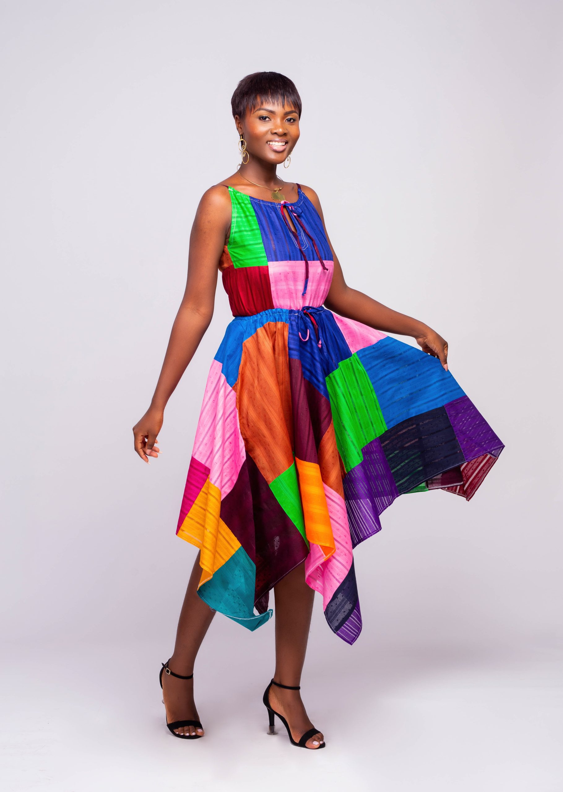 African Clothing for Women. Linen Women's Dress. Retail and Wholesale, Made in Africa