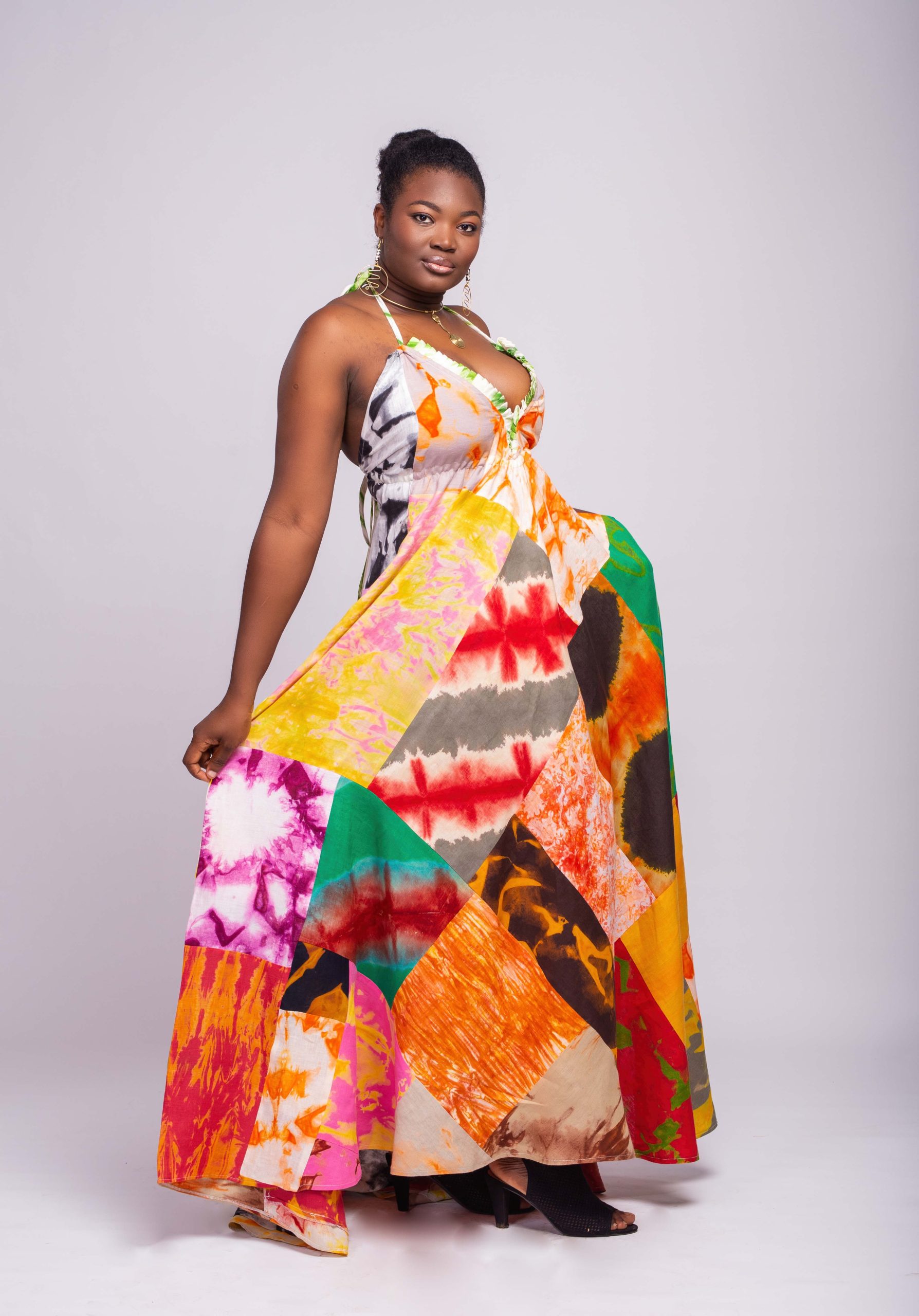 African Clothing for Women. Linen Women's Dress. Retail and Wholesale, Made in Africa