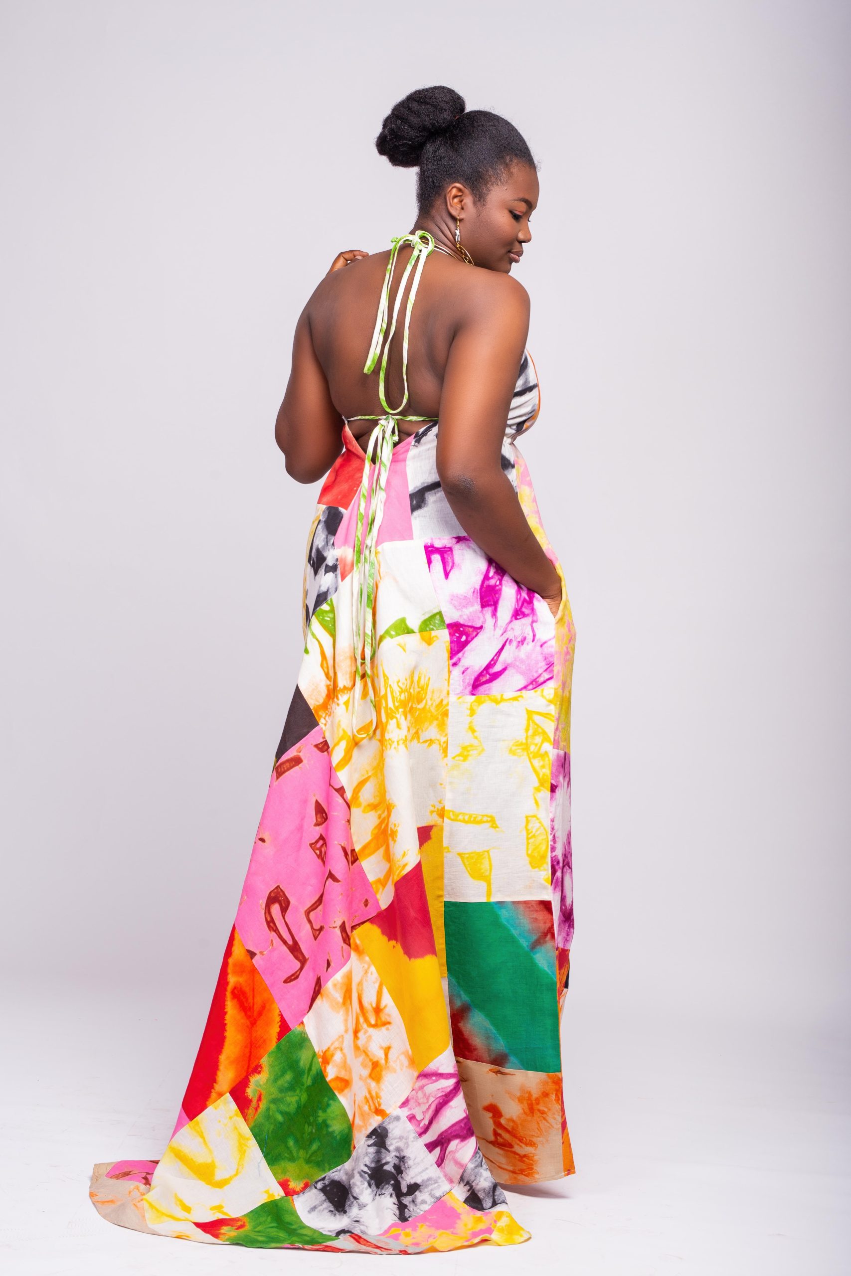 African Clothing for Women. Linen Women's Dress. Retail and Wholesale, Made in Africa