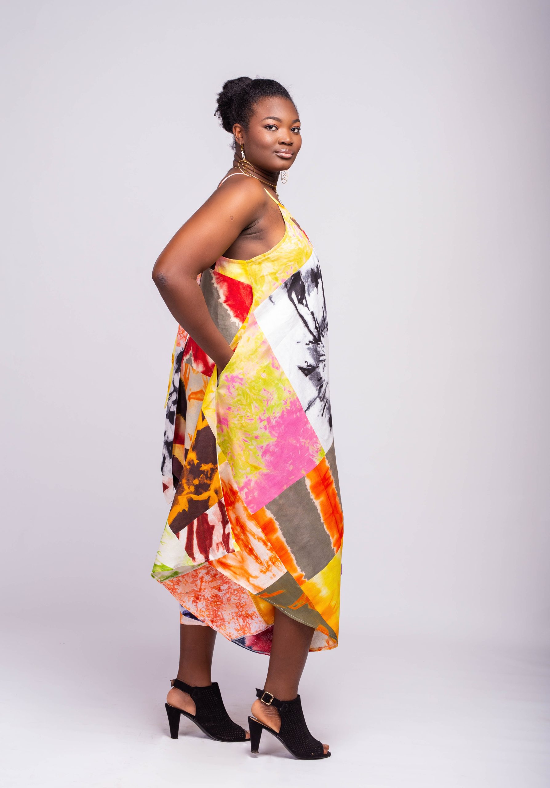 African Clothing for Women. Linen Women's Dress. Retail and Wholesale, Made in Africa