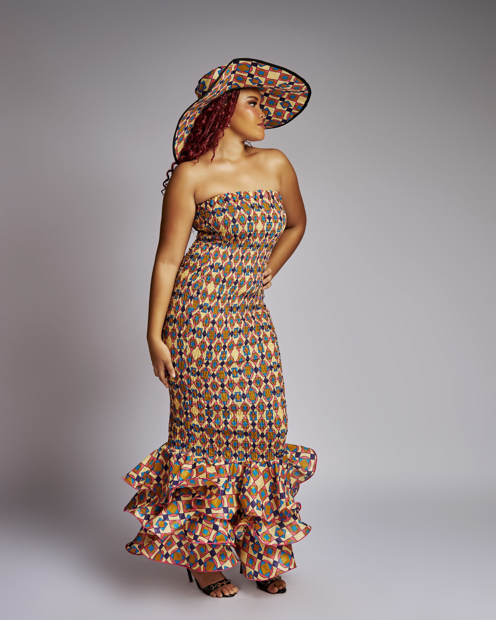 African Clothing for Women. Ankara Women's Dress. Retail and Wholesale, Made in Africa